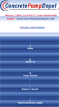 Mobile Screenshot of concretepumpdepot.com